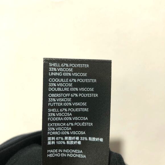 Free People Women's Pleated Wide Leg Dress Pants Black Size 32x27 NWT - Picture 5 of 9